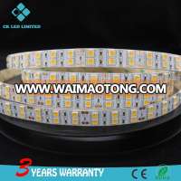 12V 24V 5050 SMD 120LEDs per m Warm White Double Row LED Flex Strip