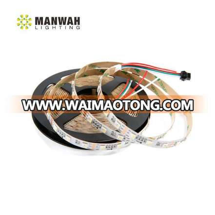 Waimaotong best seller ul cul listed flexible addressable 24v 120 leds/m 5050 rgbw led strip